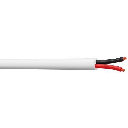 Câble audio pour haut-parleur rouge et noir 2x0.75 mm² Bobine de